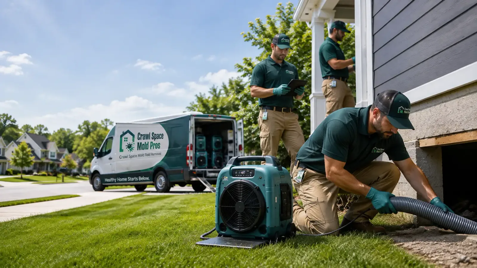 Crawl Space Mold Removal in Danville, OH